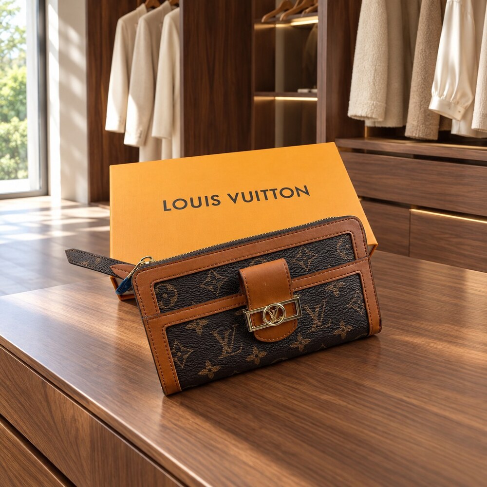 Louis Vuitton Dauphine Zip Around Wallet